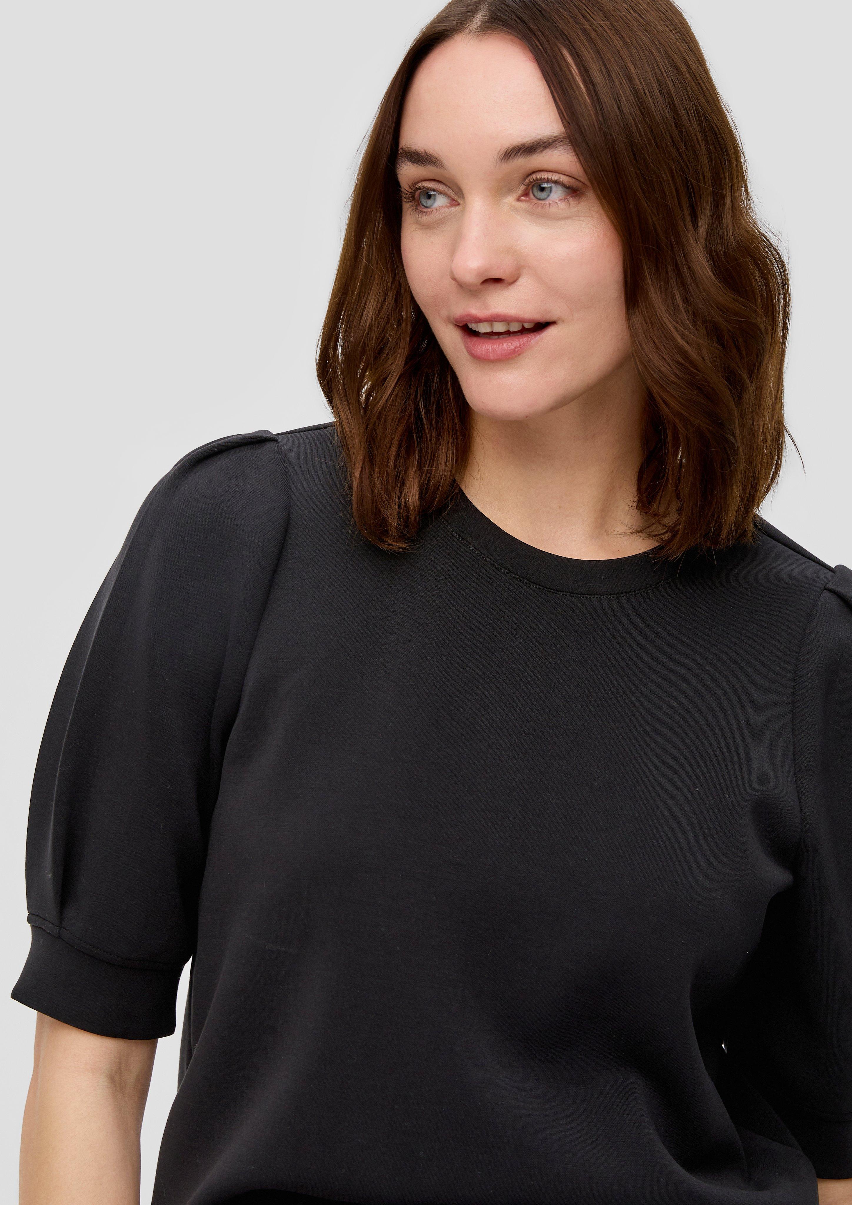 Kurzarm-Shirt aus Scuba  2145629-9999
