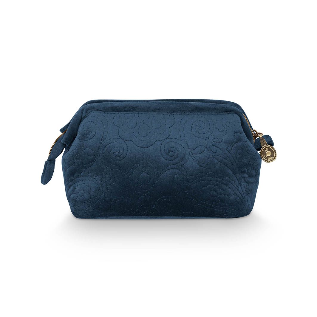 Velvet Quiltey Days Kosmetiktasche Blau