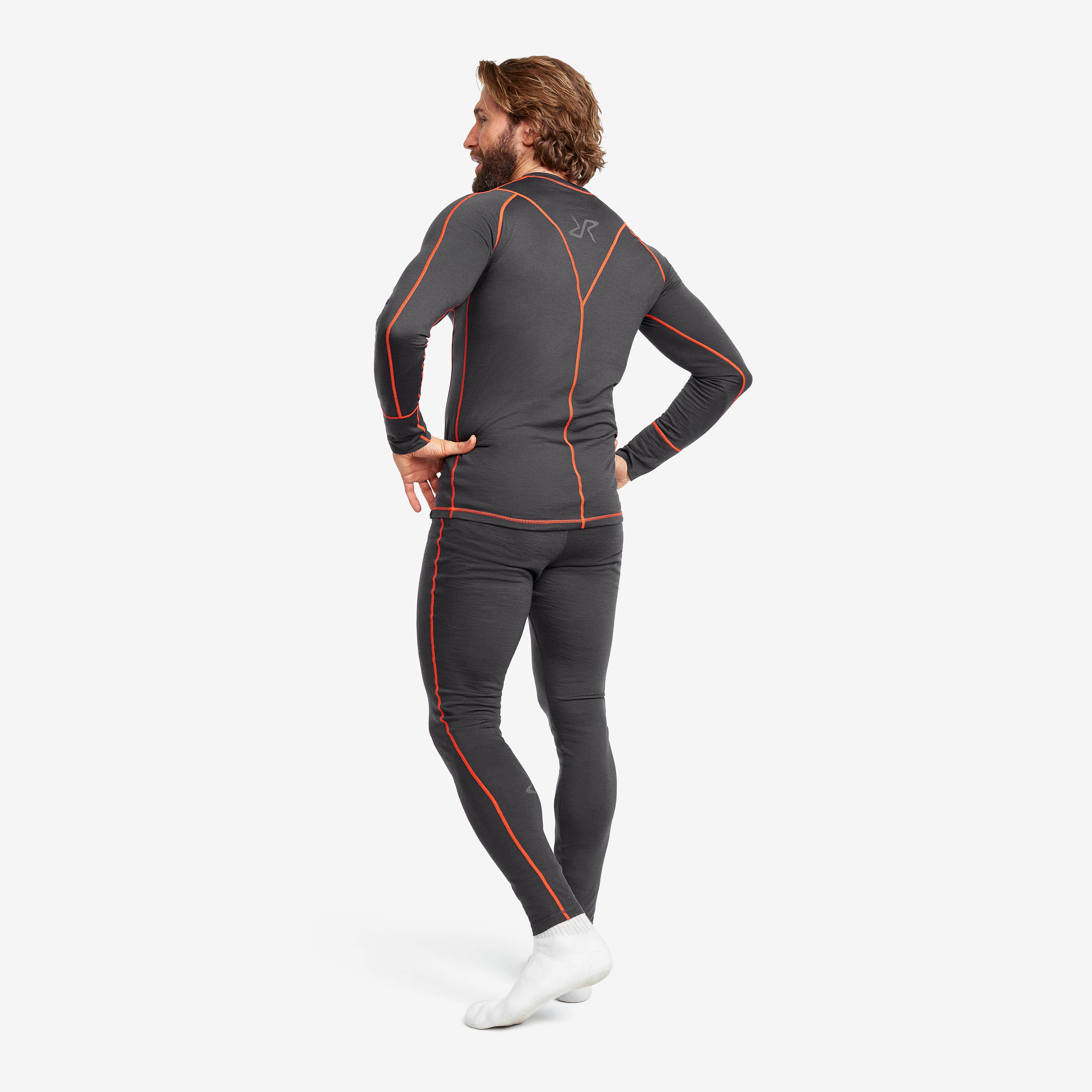 Outright Merino Top Homme Anthracite