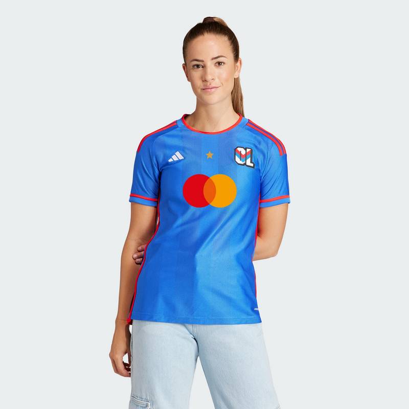 adidas Olympique Lyon 23/24 Auswärtstrikot Trikot Damen