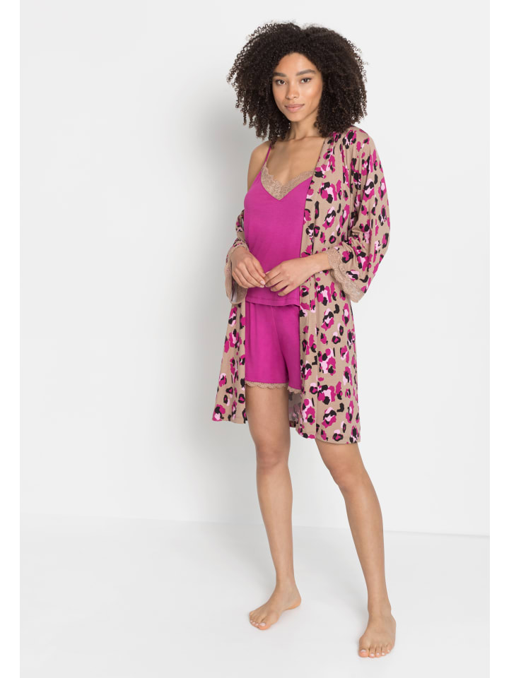 LASCANA Shorty in magenta günstig kaufen