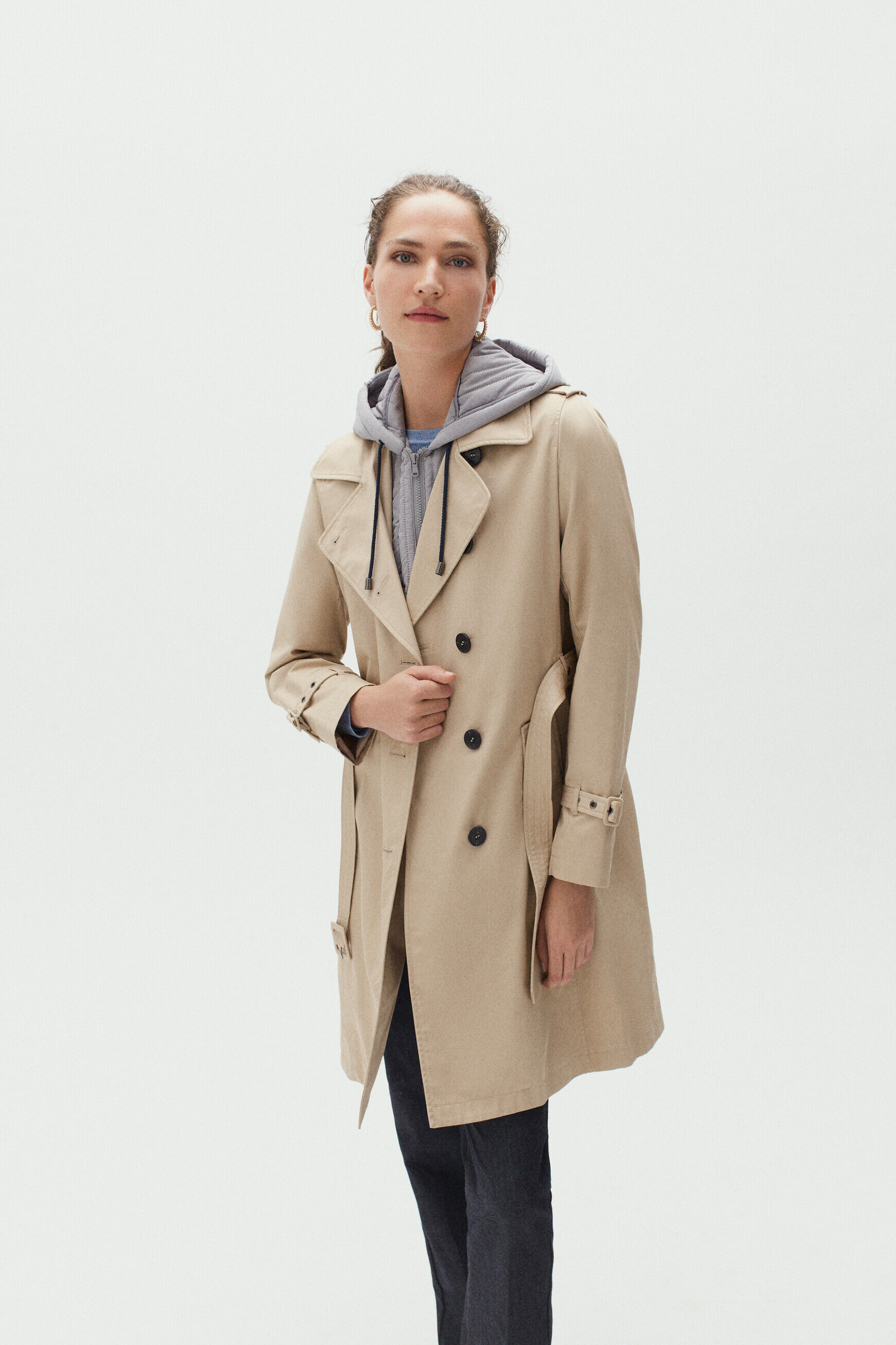 manteau brantome beige femme