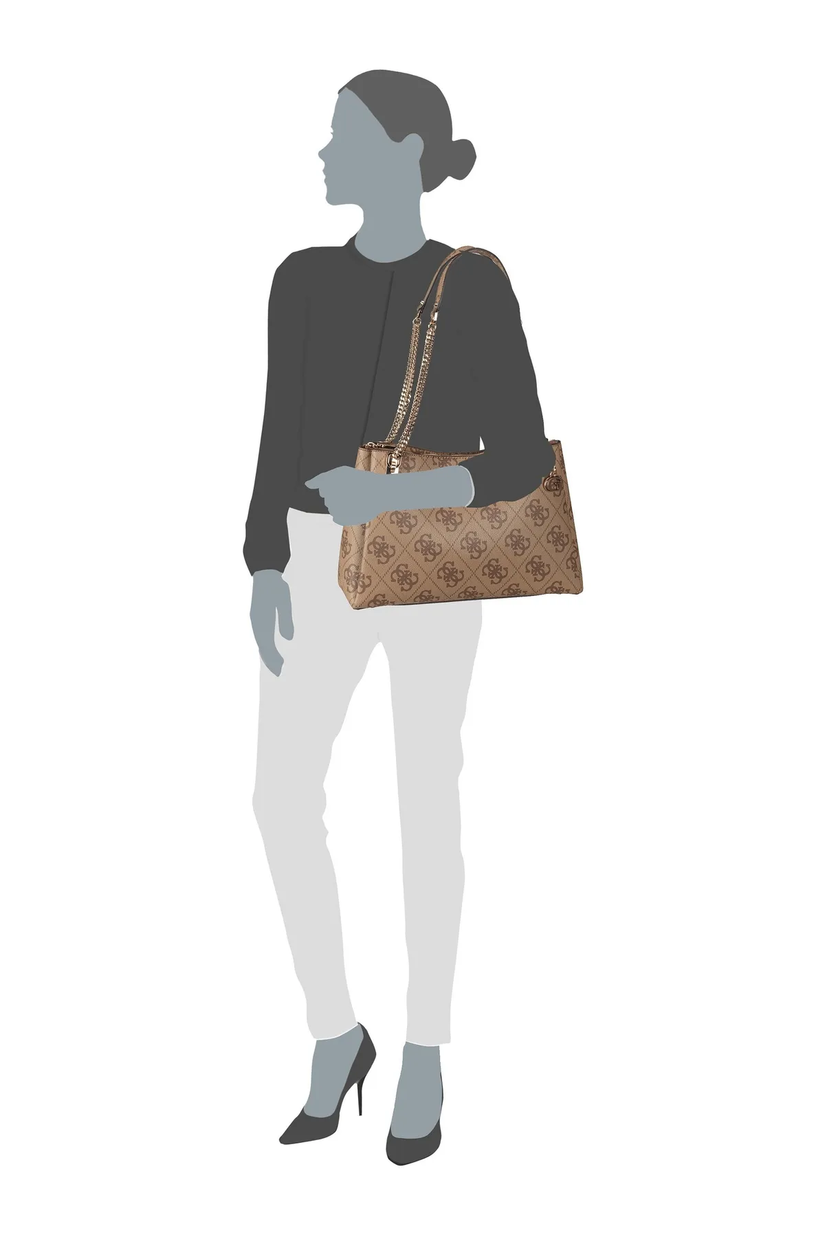Guess  Handtasche - Goldfarben - Unifarben