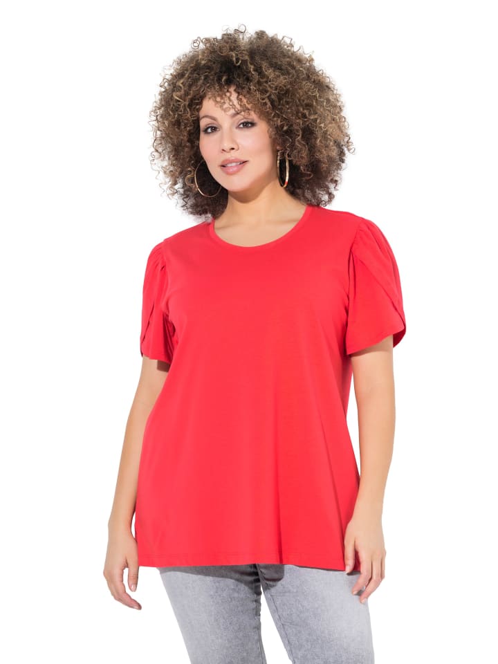 Ulla Popken Shirt in hellrot günstig kaufen