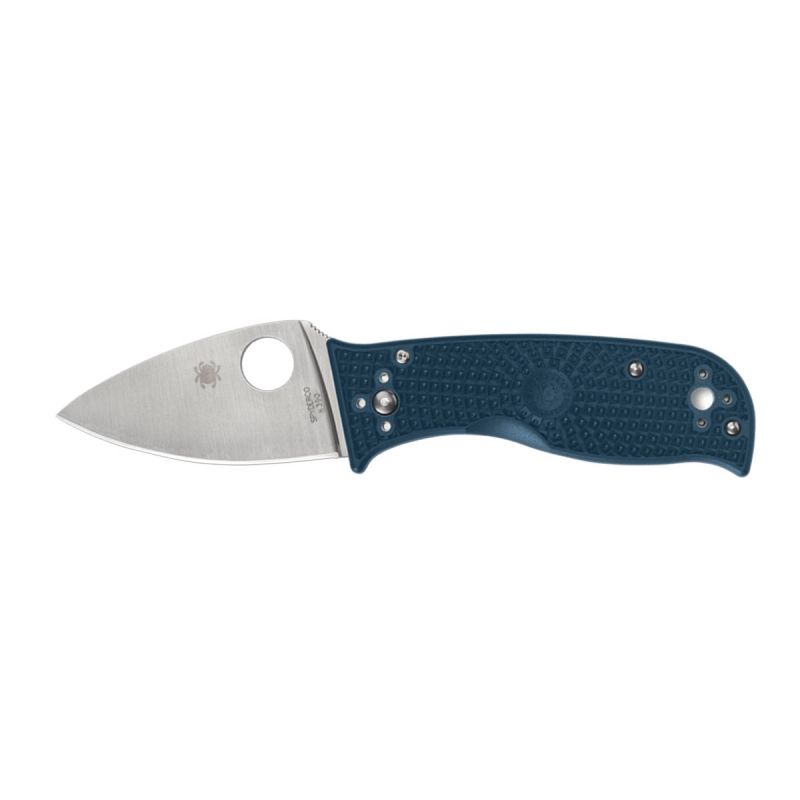 Spyderco LIL' Temperance 3 FRN Blue K390 Plain C69PBL3K390