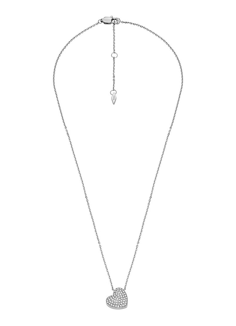 Collana Fossil Sadie con pietra di vetro JF04674040