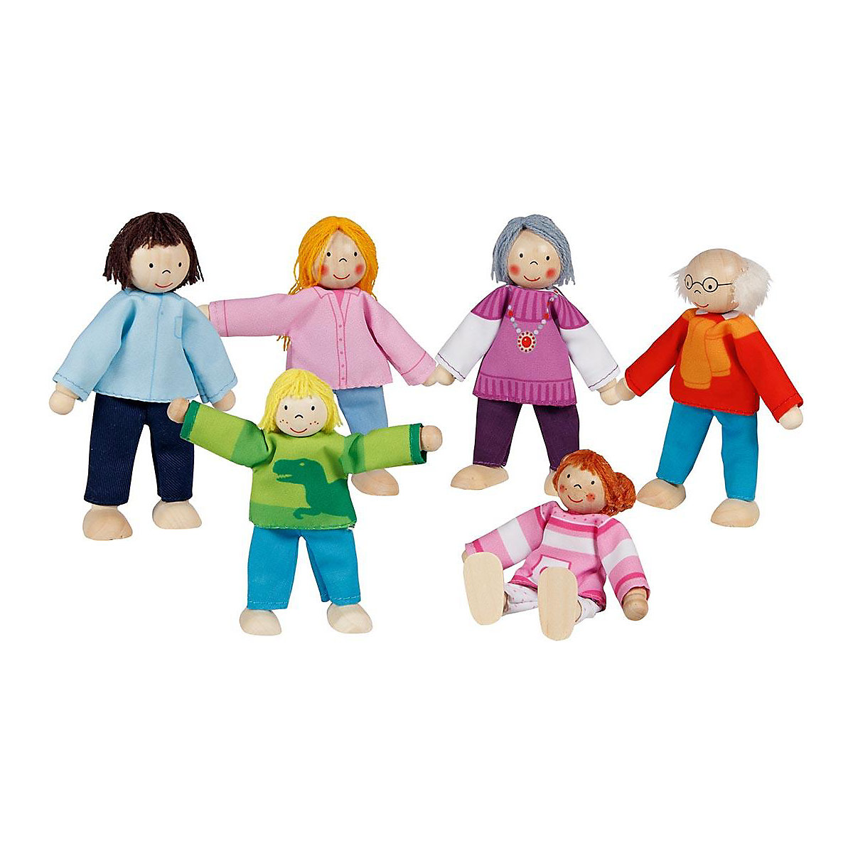 Biegepuppen Moderne Familie