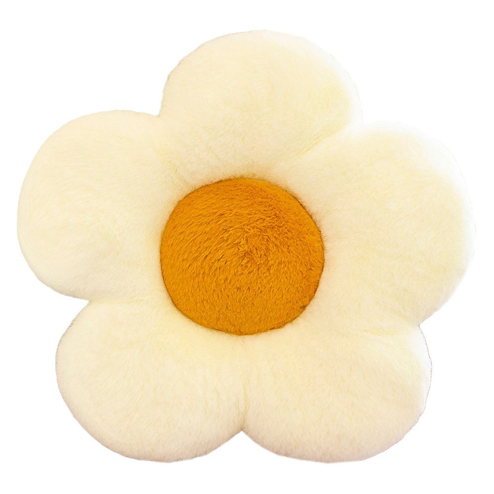 Einemgeld Bodenkissen Blumenboden Kissen Tatami Blumenförmiges Plüsch-Dekor der bequemen