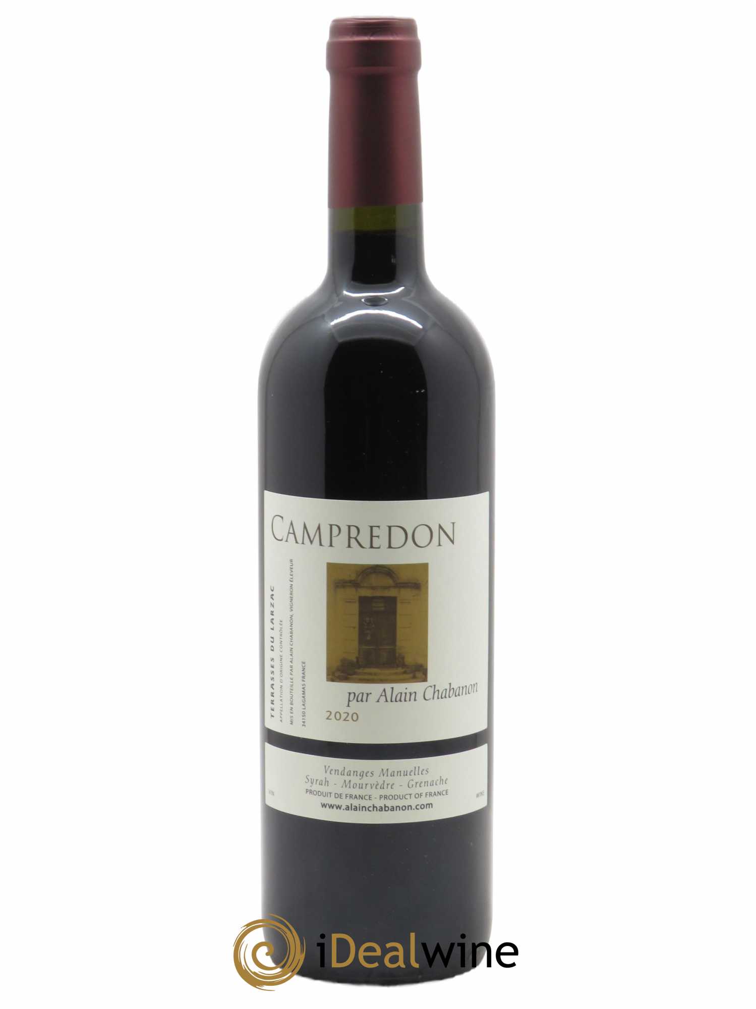 Terrasse du Larzac (anciennement Coteaux du Languedoc) Campredon Alain Chabanon (Domaine)  2020 - Lot de 1 Bouteille