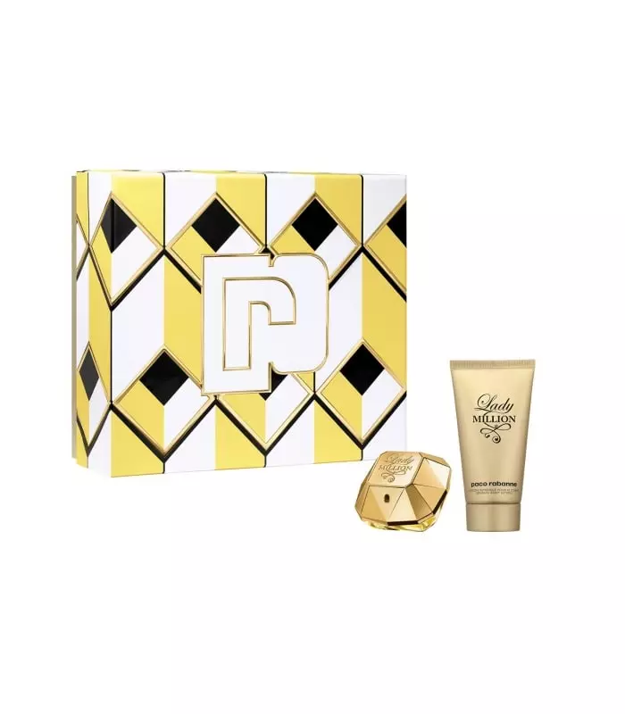 LADY MILLION COFFRET LADY MILLION EAU DE PARFUM 50ML +  LAIT POUR LE CORPS 75ML