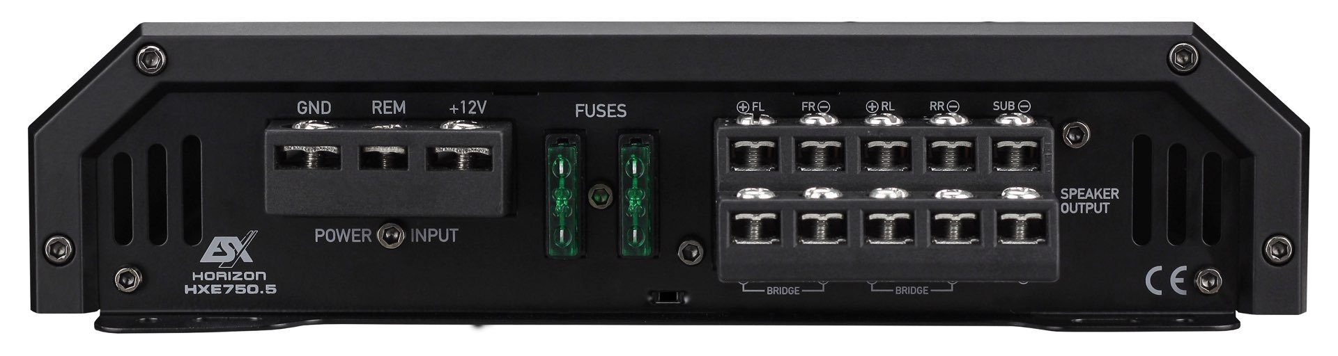 ESX HXE750.5 5 Kanal Verstärker Endstufe mit 750 Watt RMS Verstärker (Anzahl Kanäle: 5-Kanal)