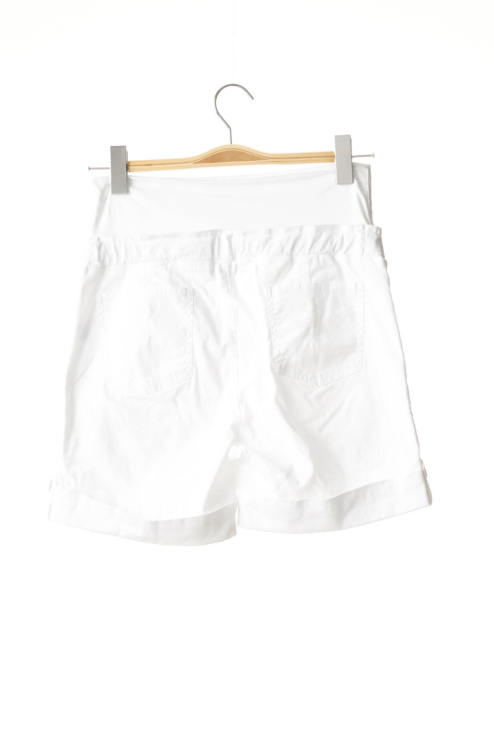 Menonove Shortsbermudas Maternite Femme couleur blanc