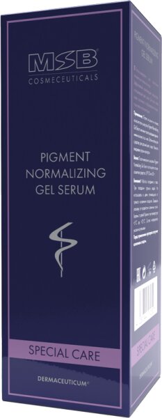 MSB Cosmeceuticals Special Care Pigment Normalizing Gel Serum Gesichtsserum