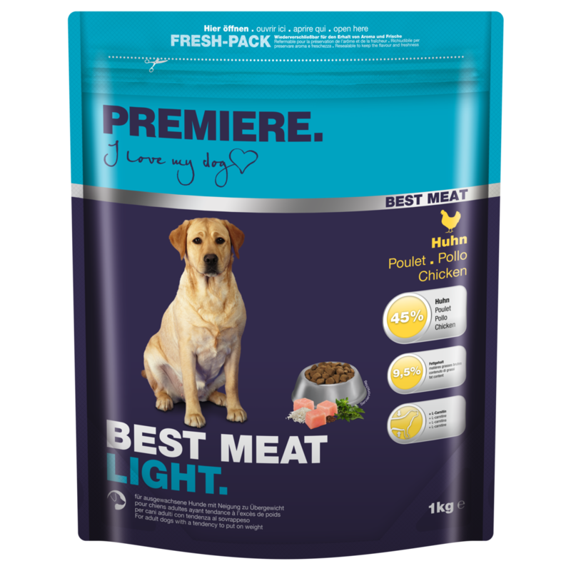 PREMIERE Hundetrockenfutter PREMIERE Best Meat Light Huhn 1 kg