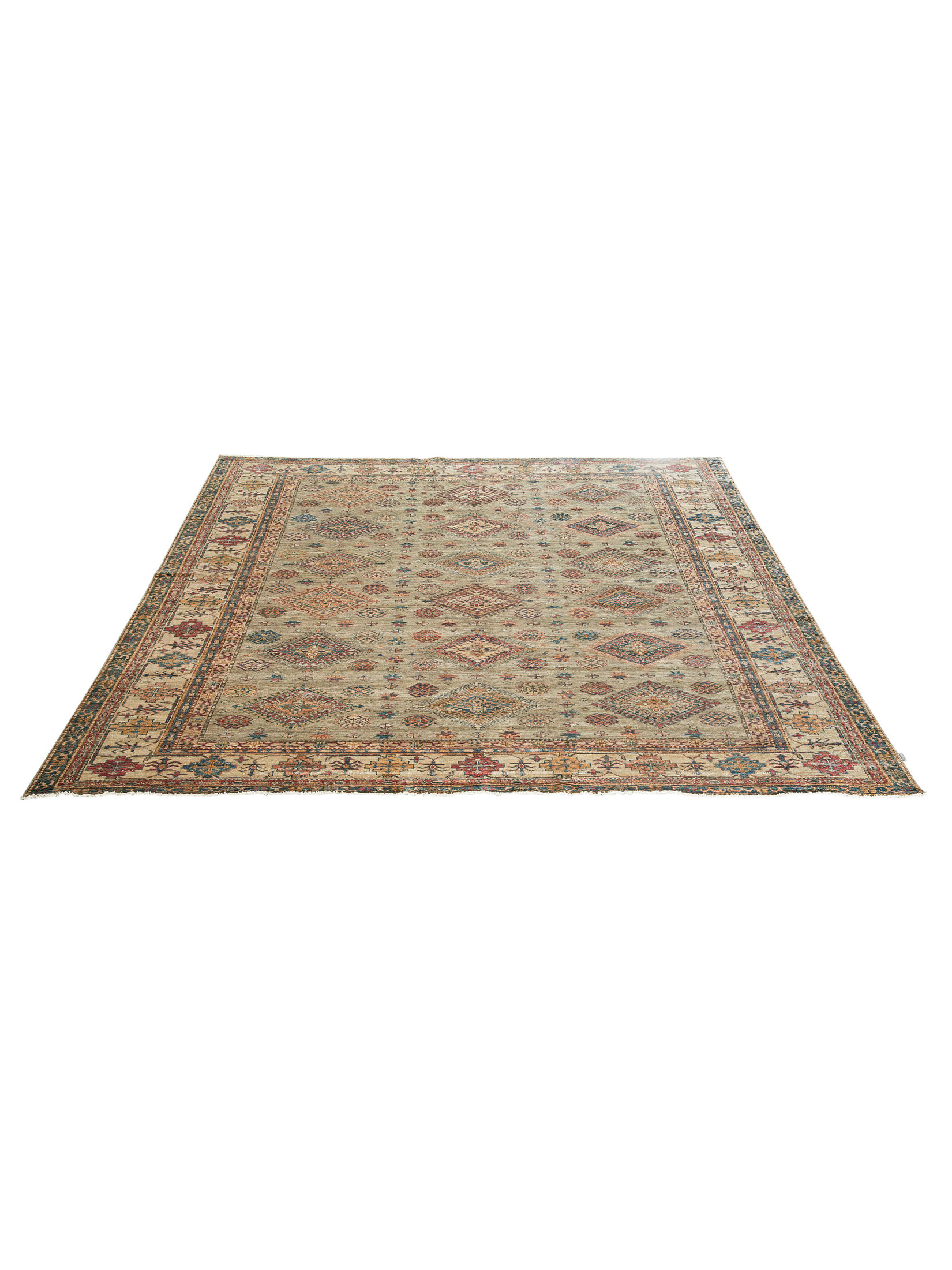 Kazak Ghazni ca. 248 x 311 cm, Unikat / Einzelstück