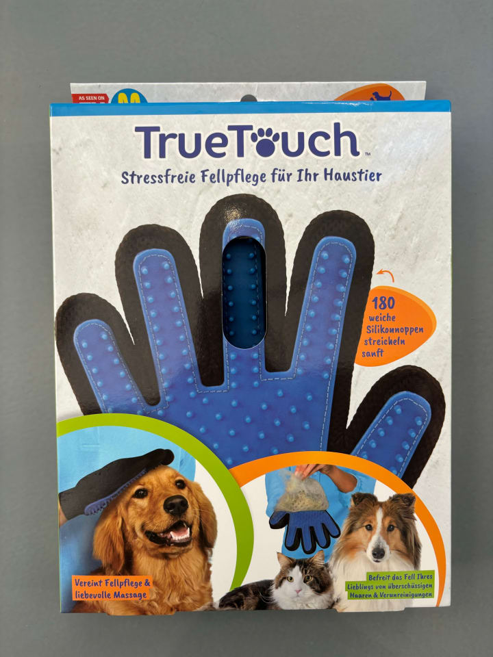 MediaShop Fellpflegehandschuh True Touch in Ohne Farben günstig kaufen onesize