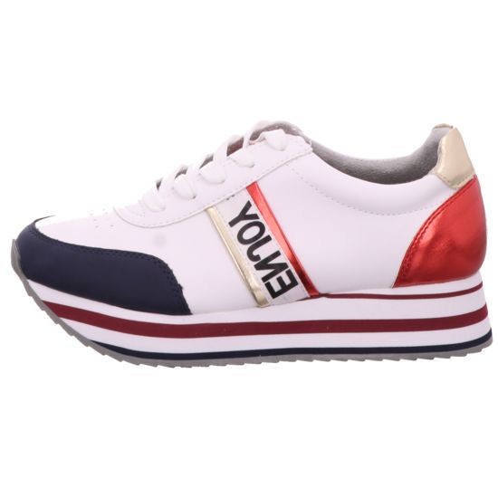 JANE KLAIN Freizeit Schnürer weiss SchnUErhalbschuh sportlich/Sne