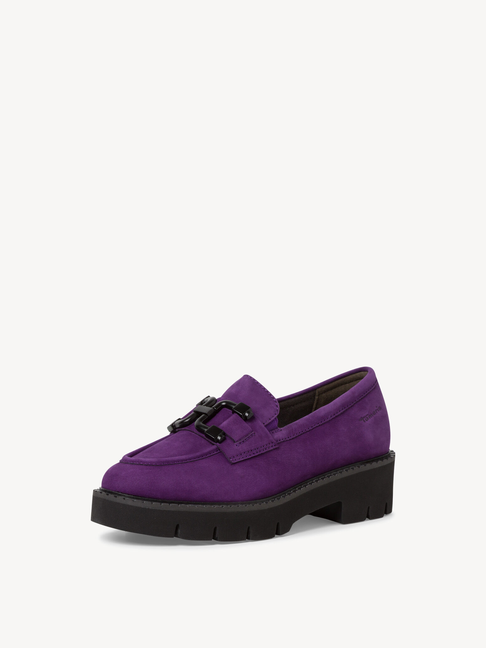 Slipper en cuir - mauve