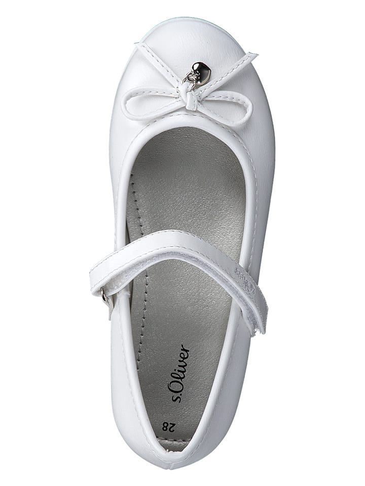 s.Oliver Spangeballerinas in Weiß günstig kaufen
