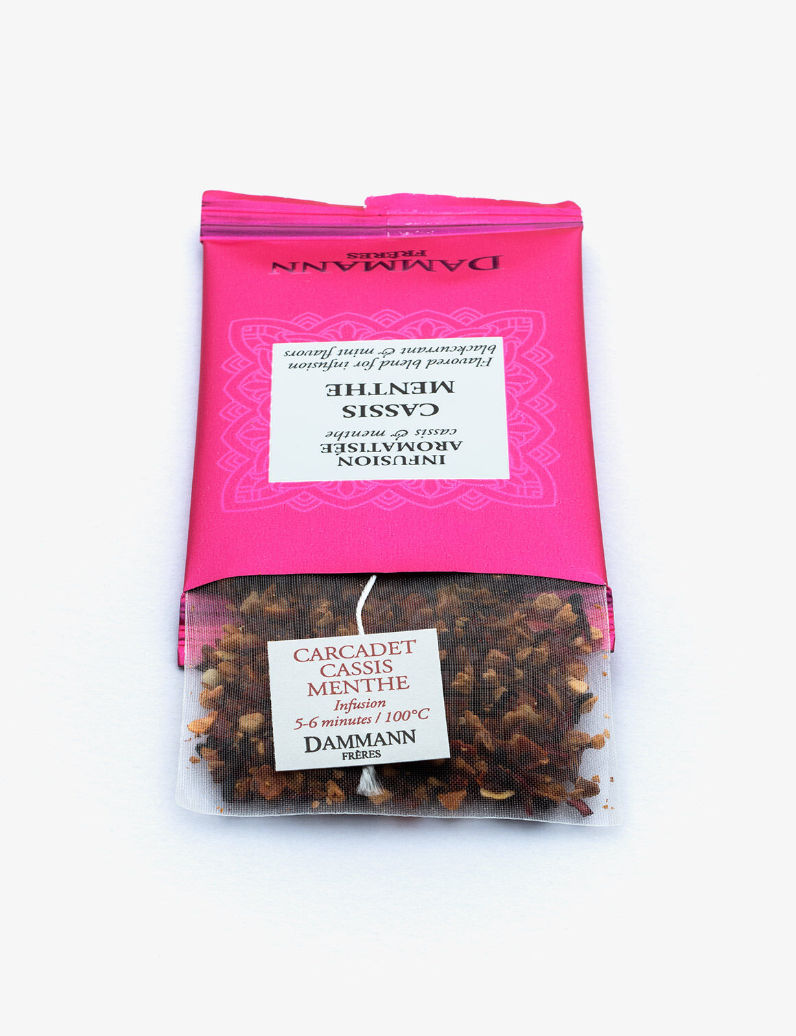 CARCADET Cassis Menthe-24 sachets enveloppés