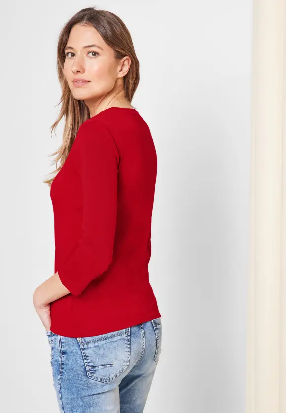 CECIL Basic Shirt mit Rundhals