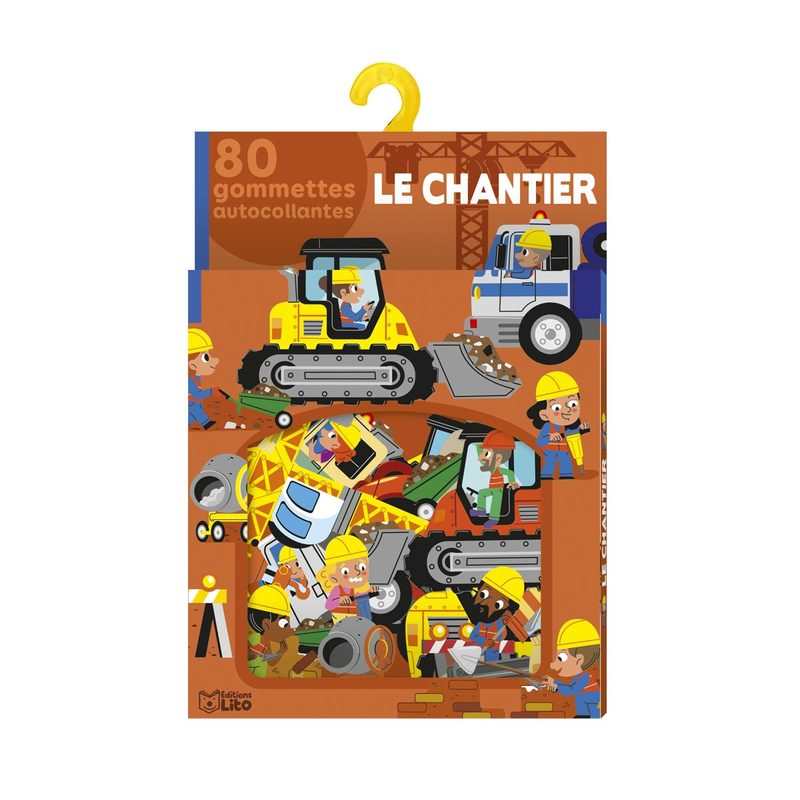 Pochette Mes gommettes Lito, le chantier