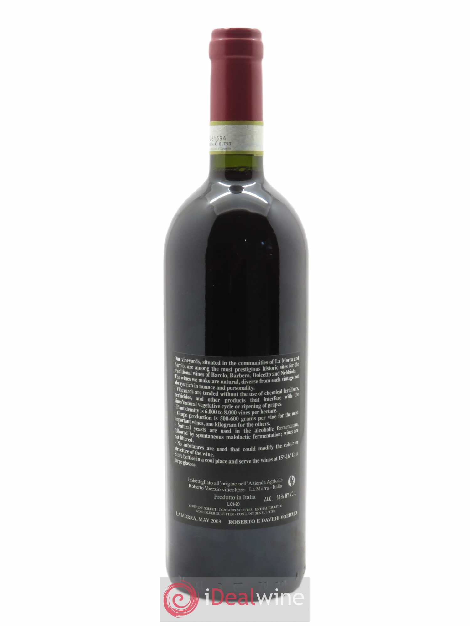 Barolo DOCG del Comune di la Morra Roberto Voerzio  2017 - Lot de 1 Bouteille