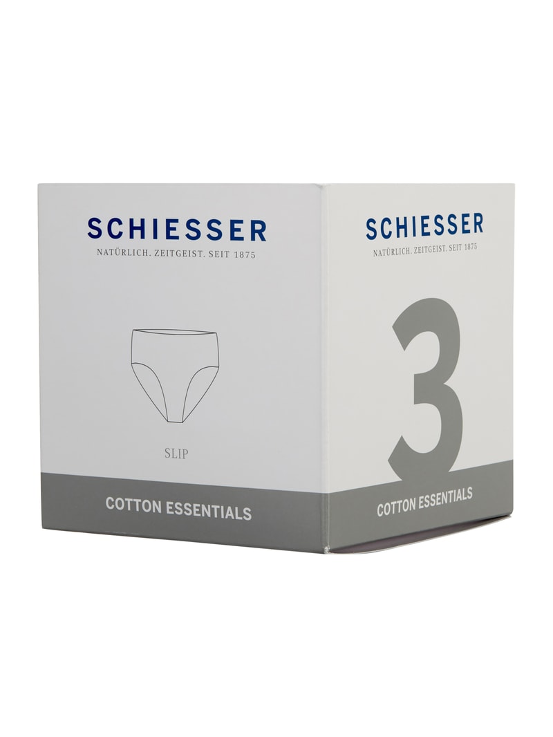 Panties im 3er-Pack in schwarz