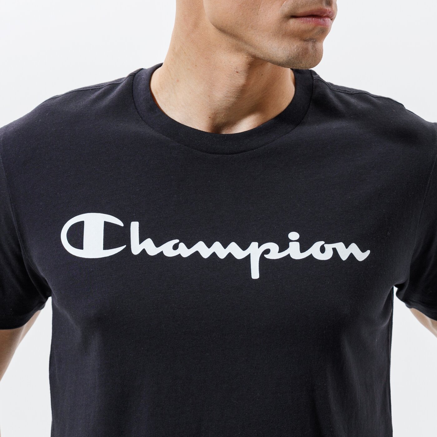 CHAMPION T-SHIRT CREWNECK T-SHIRT Schwarz