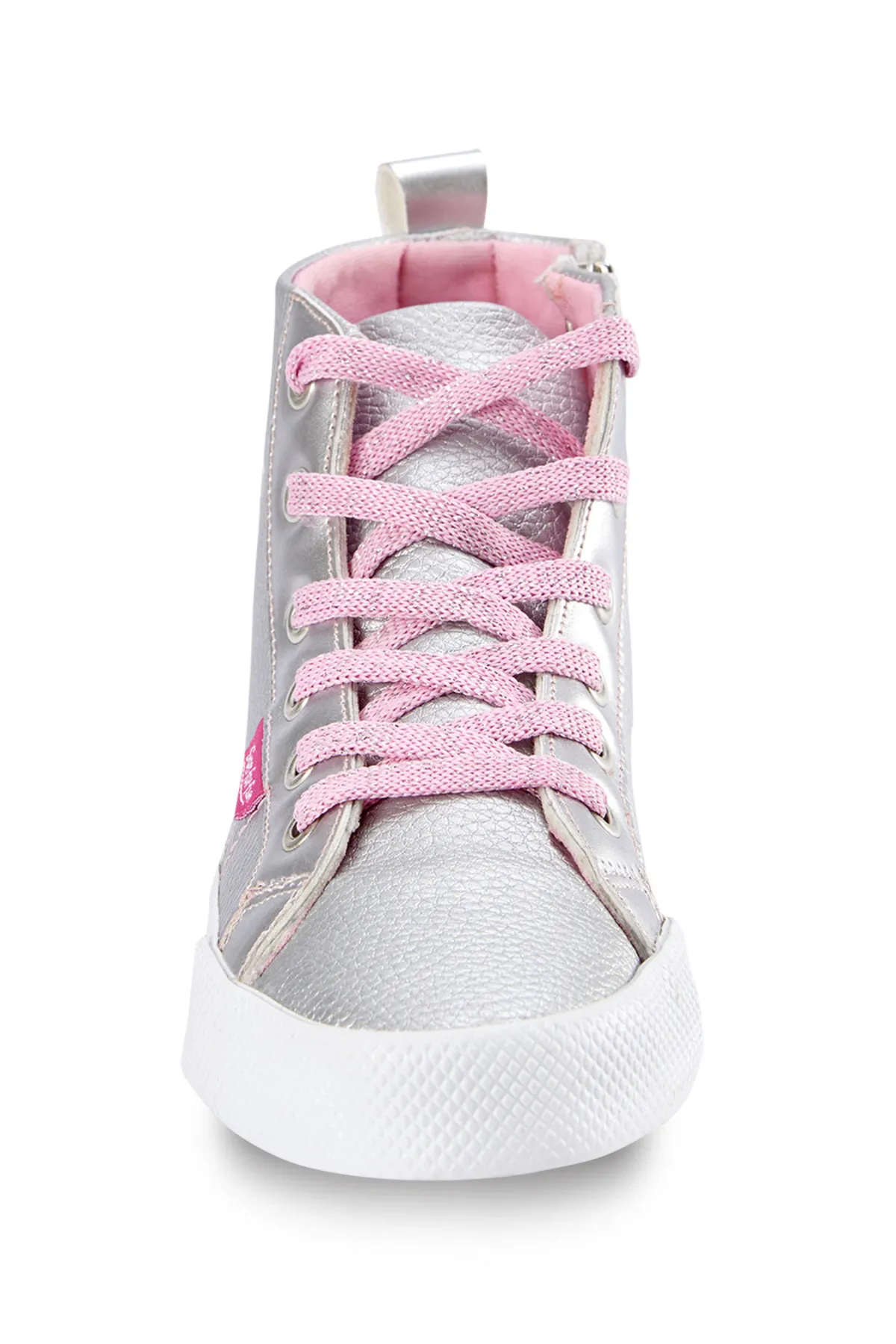 Denokids  Silberne Mädchen-Sneaker mit geflügeltem Einhorn