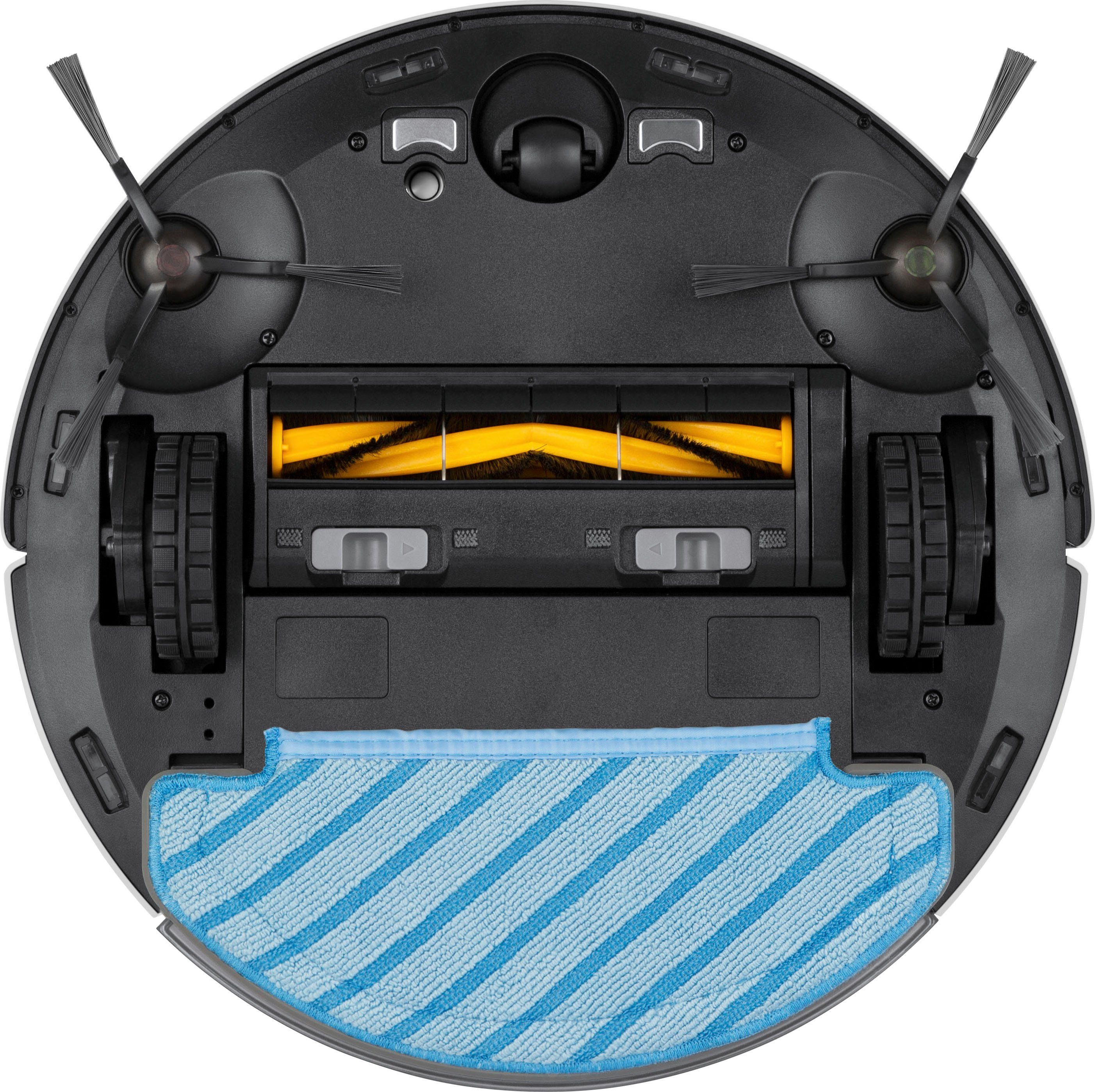 ECOVACS Nass-Trocken-Saugroboter DEEBOT N10 Plus, 4300PA, LiDAR Navigation, Absaugstation, für Hartboden, Teppich, Weiss
