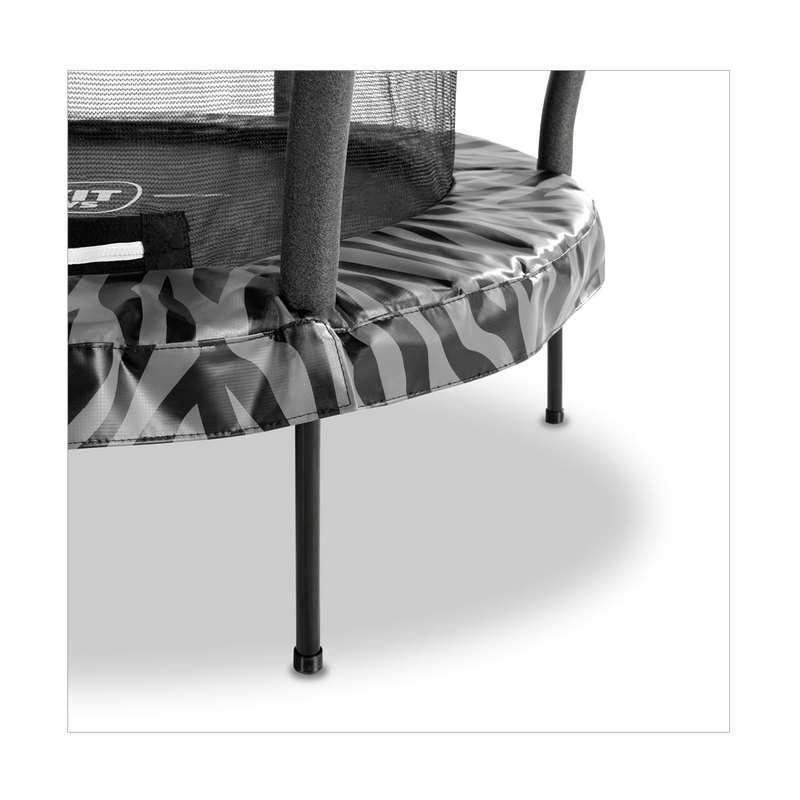 Trampoline EXIT Tiggy junior avec filet de sécurité ø140cm - noir/gris EXIT Toys