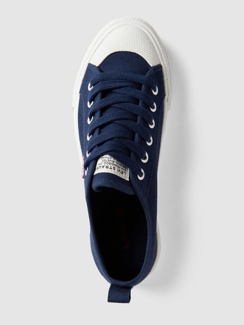 Sneaker mit Label-Details Modell 'MAUI' in marineblau