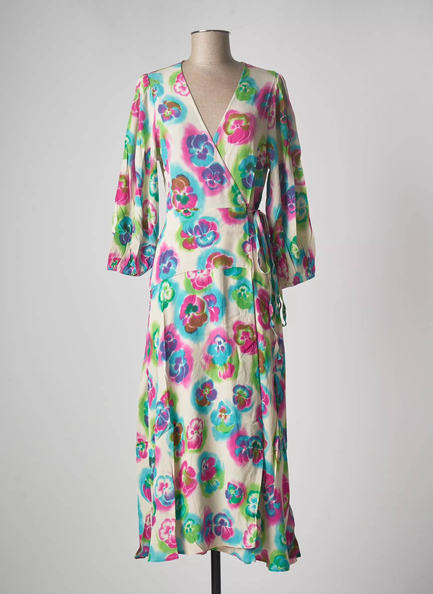 Essentiel Antwerp Robes Longues Femme couleur vert