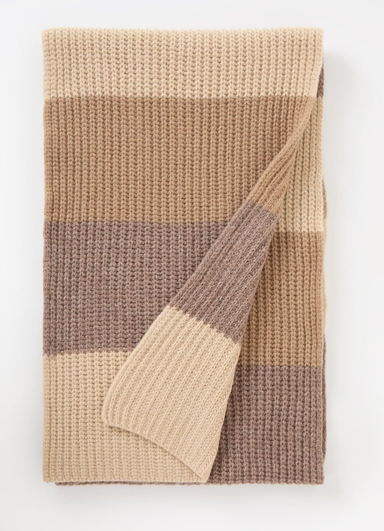 Vlněný šátek MaxMara Bardies 200 x 35 cm