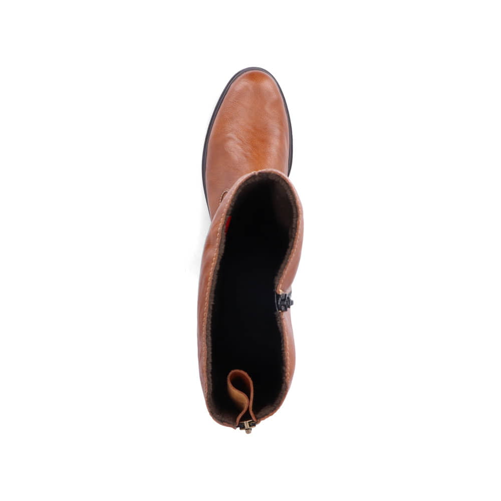 Rieker Damen Hochschaftstiefel kastanienbraun