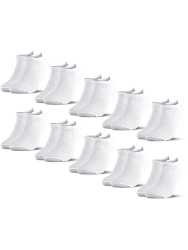 Occulto 10er Pack Sneaker Socken Mikl in Weiß günstig kaufen
