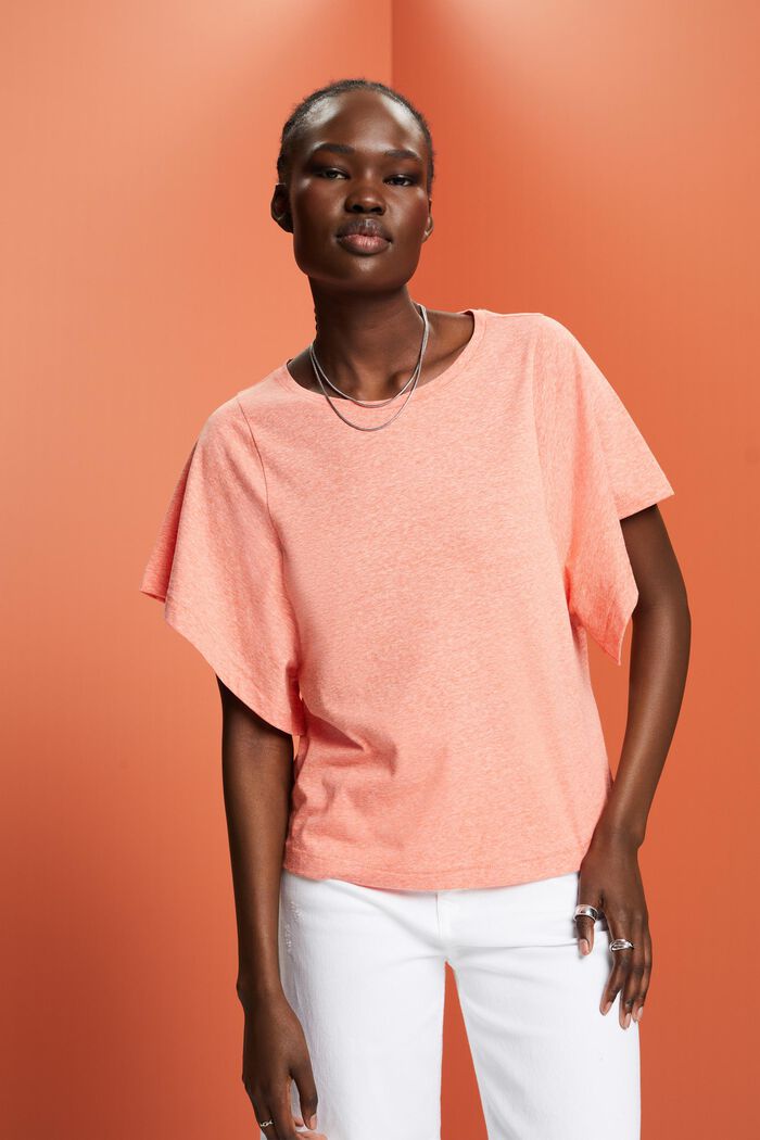 Recycelt: T-Shirt mit XL-Ärmeln