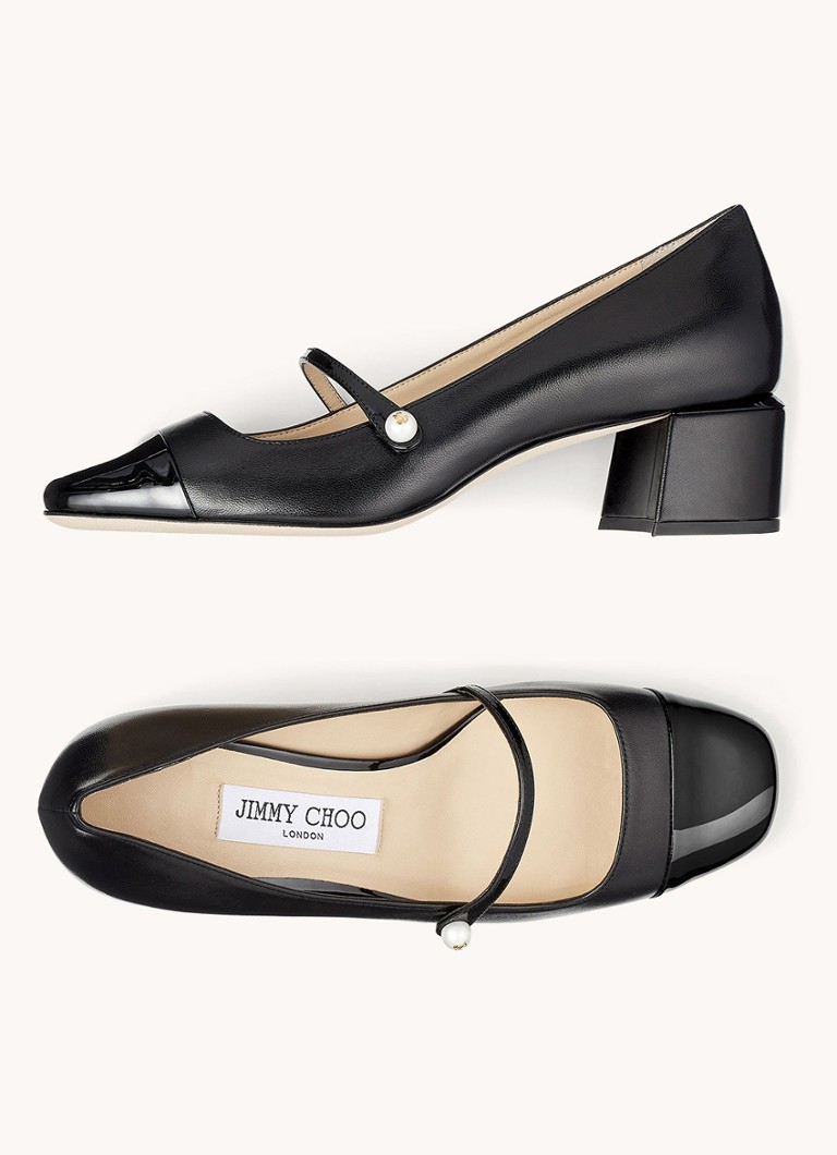 Jimmy Choo Elisa 45 pumps laget av lammeskinn