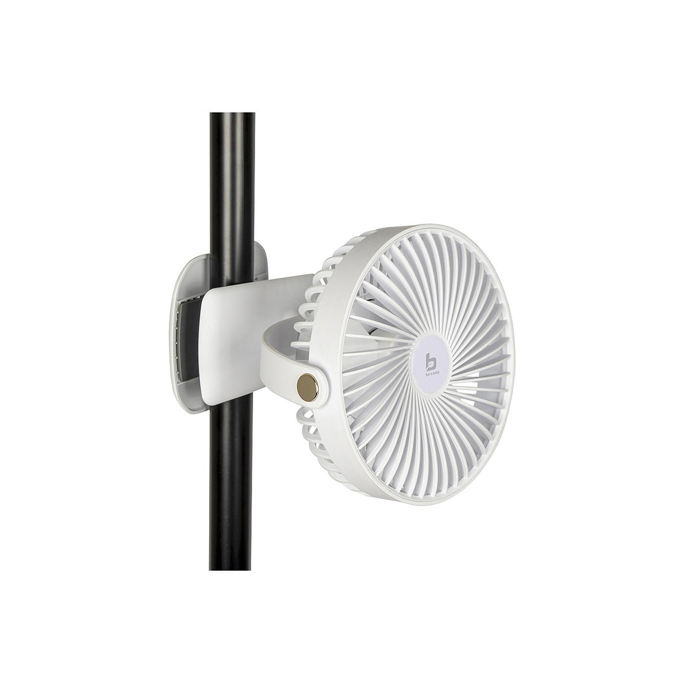 Bo-Camp Deluxe Weißer Tischventilator mit Klemme