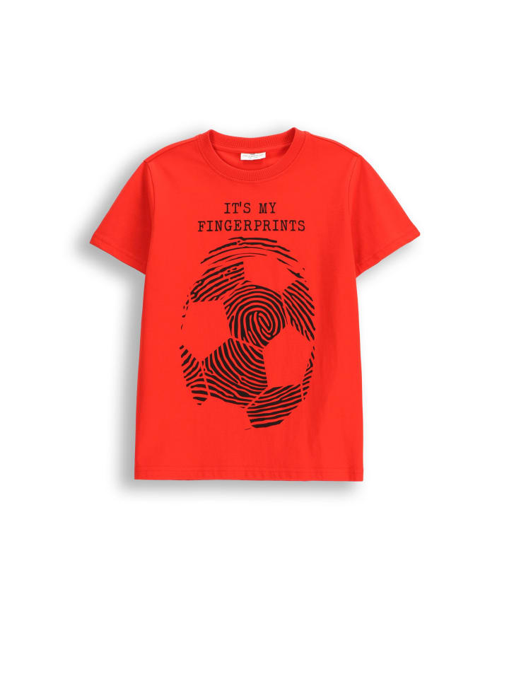 Coccodrillo T-Shirt mit kurzen Ärmeln in rot günstig kaufen