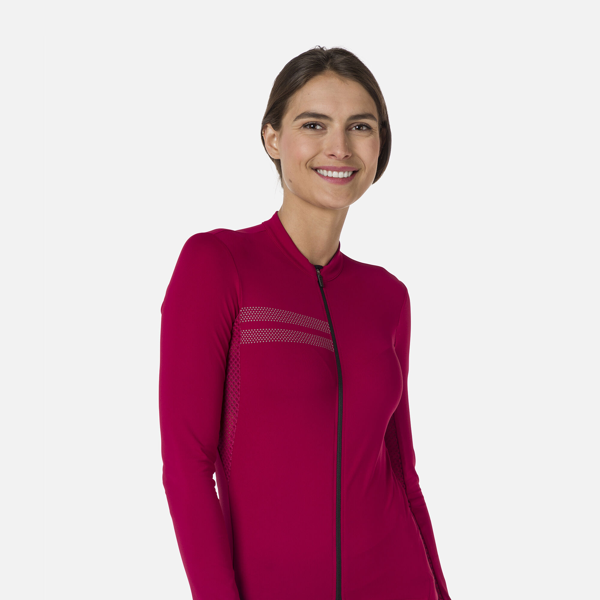 Maillot de vélo de route à manches longues pour femme