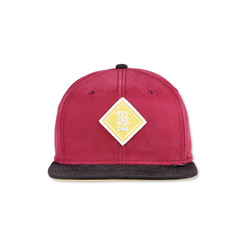 Djinns 6 Panel Snapback Cap Brushed Twill Cap