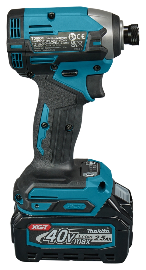 Makita TD003GD201 Tournevis à percussion 40V Max 2,5Ah Li-Ion