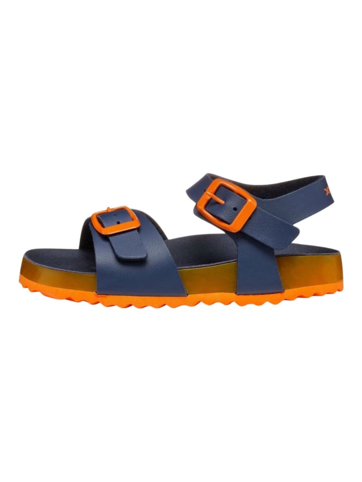 Geox Sandalen in Navy/Orange günstig kaufen