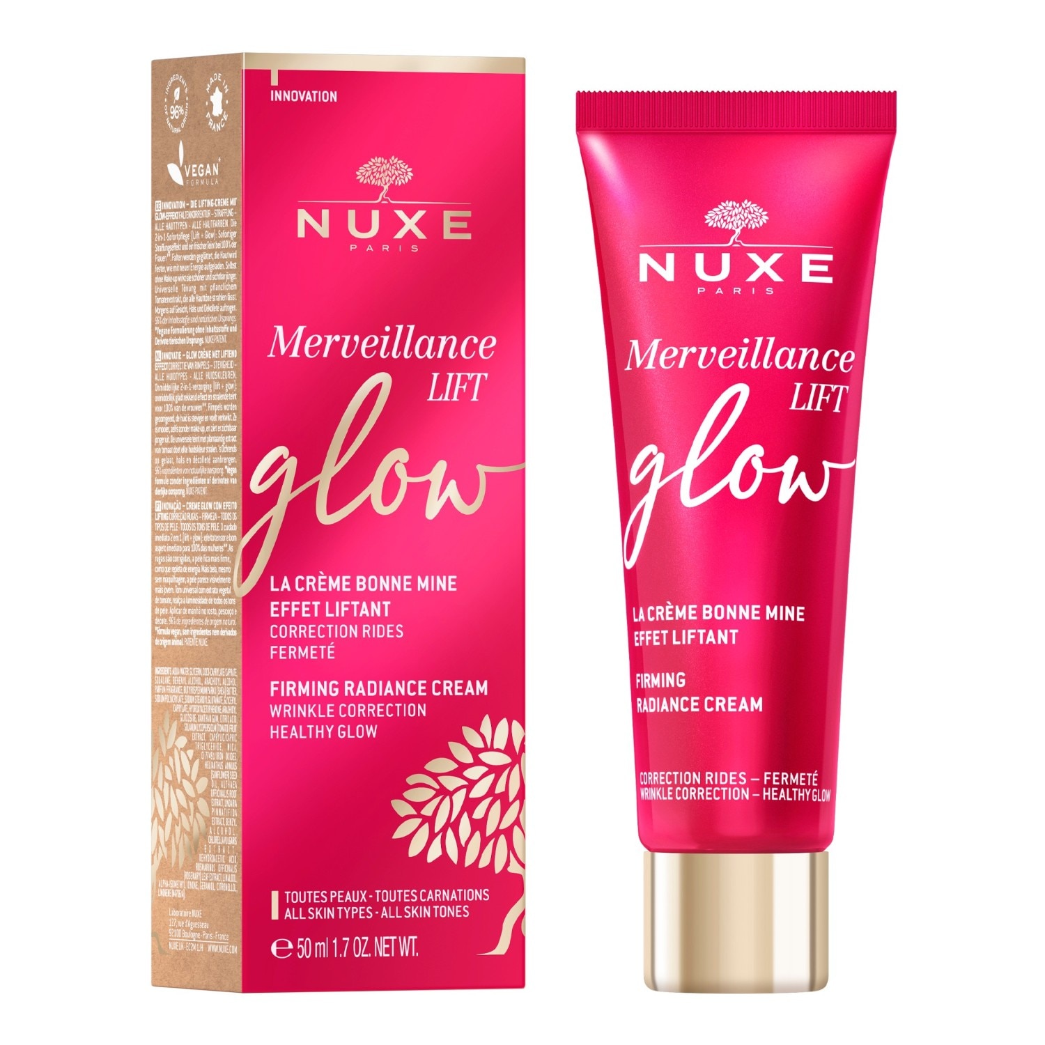 Creme com efeito lifting NUXE Healthy Glow