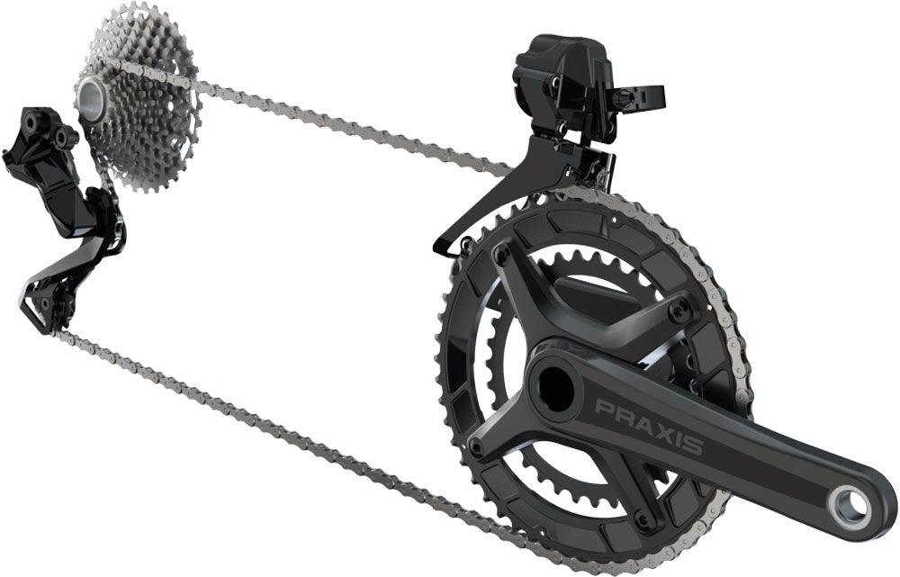 Praxis Works Zayante Carbon M30 50/34Z Road Kurbelgarnitur kaufen | Bike-Discount