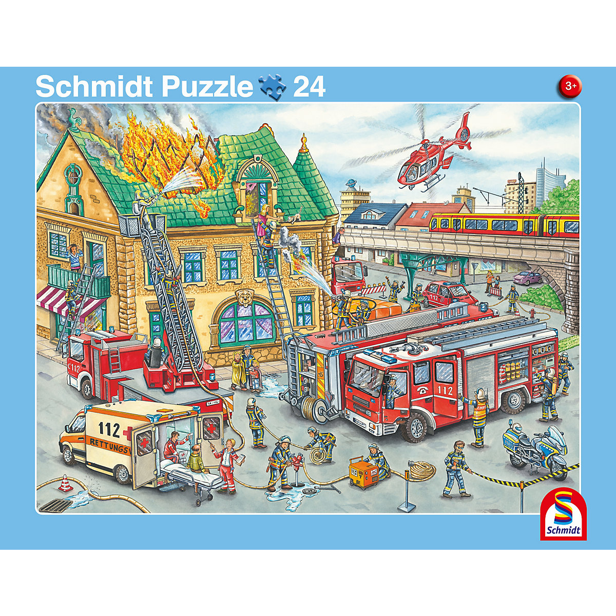Puzzle - Polizei/Feuerwehr (40/24 Teile)