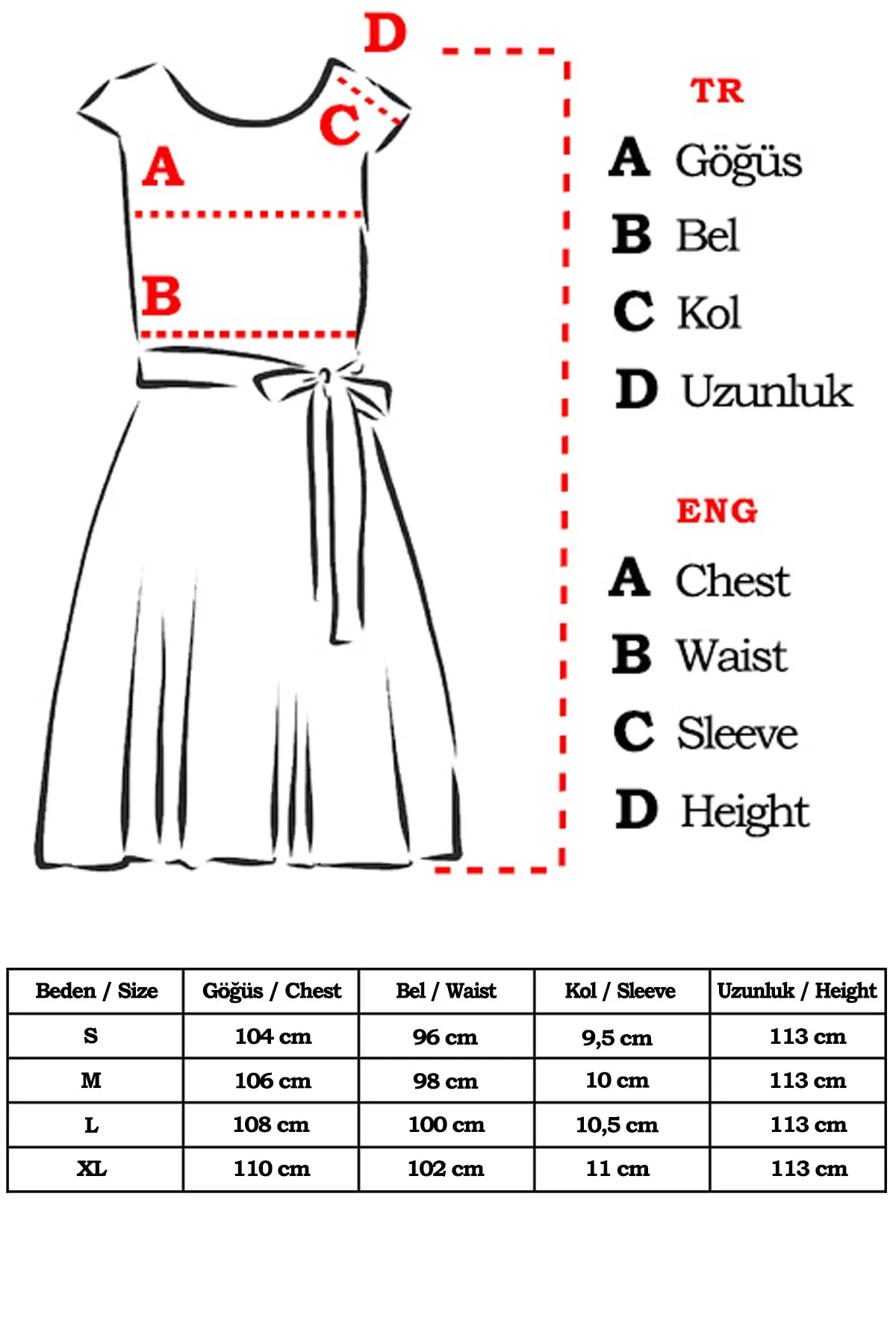 armonika  Grünes Damenkleid mit elastischer Taille und Bindeband ARM-18Y001133