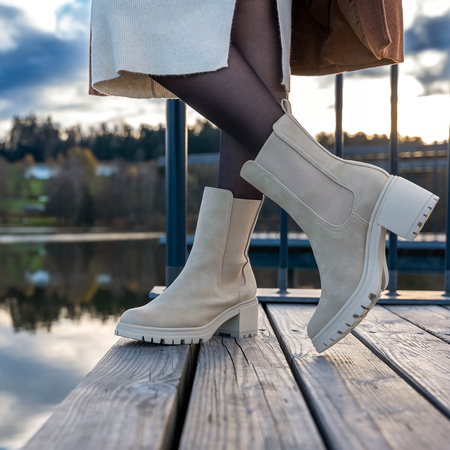 Palado Thasos 018-1401, Chelsea Boots, Damen, Beige
